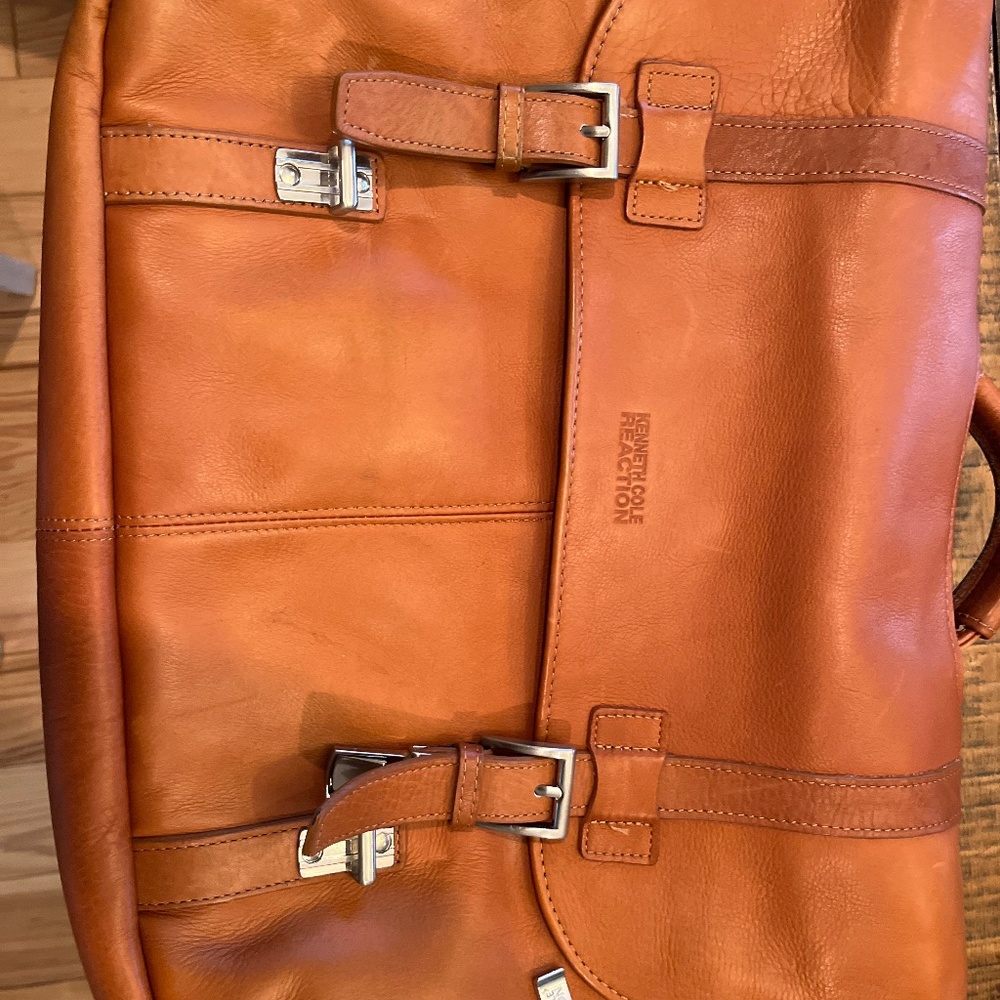 Kenneth Cole leather computer bag